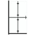 Mampara de ducha plegable vidrio ESG transparente 110x190