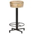Taburetes de cocina 2 unidades madera maciza de mango 66