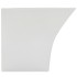 Lavabo de pared de cerámica blanco 500x450x410