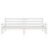 Estructura de cama de madera maciza de pino blanca 180x200