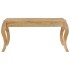 Mesa de centro de madera maciza de mango 80x80x40