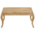 Mesa de centro de madera maciza de mango 80x80x40