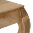 Mesa de centro de madera maciza de mango 80x80x40
