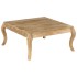 Mesa de centro de madera maciza de mango 80x80x40
