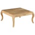 Mesa de centro de madera maciza de mango 80x80x40