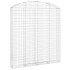 Cesta gaviones forma arco hierro galvanizado 200x30x220/240