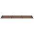 Marquesina de puerta policarbonato negro 358,5x90