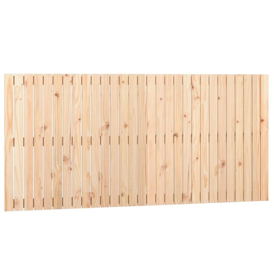 Cabecero de cama de pared madera maciza de pino 185x3x90