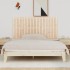 Cabecero de cama de pared madera maciza de pino 185x3x90