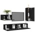 Set de muebles de salón TV 4 pzas madera de ingeniería
