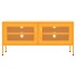 Mueble para TV de acero amarillo mostaza 105x35x50