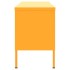 Mueble para TV de acero amarillo mostaza 105x35x50
