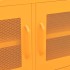 Mueble para TV de acero amarillo mostaza 105x35x50