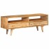 Mueble de TV madera maciza de mango 110x30x41
