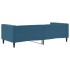 Sofá cama sin colchón terciopelo azul 90x200