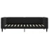 Sofá cama sin colchón terciopelo negro 80x200