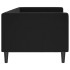 Sofá cama sin colchón terciopelo negro 80x200