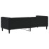 Sofá cama sin colchón terciopelo negro 80x200