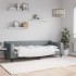 Sofá cama sin colchón tela gris claro 80x200