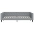 Sofá cama sin colchón tela gris claro 80x200