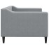 Sofá cama sin colchón tela gris claro 80x200