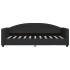 Sofá cama sin colchón tela negro 90x190