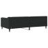 Sofá cama sin colchón tela negro 100x200