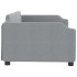 Sofá cama sin colchón tela gris claro 100x200
