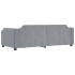 Sofá cama sin colchón tela gris claro 100x200