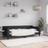 Sofá cama sin colchón tela negro 90x200