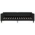 Sofá cama sin colchón tela negro 90x200