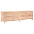 Arcón de jardín madera maciza abeto 198,5x50x56,5