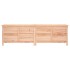 Arcón de jardín madera maciza abeto 198,5x50x56,5