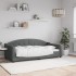 Sofá cama sin colchón tela gris oscuro 90x190