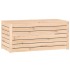 Baúl de jardín madera maciza de pino 101x50,5x46,5