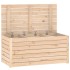 Baúl de jardín madera maciza de pino 101x50,5x46,5
