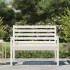 Banco de jardín madera maciza pino blanco 109x48x91,5