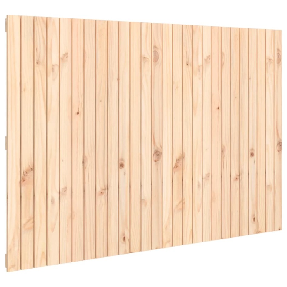 Cabecero de cama de pared madera maciza de pino 166x3x110