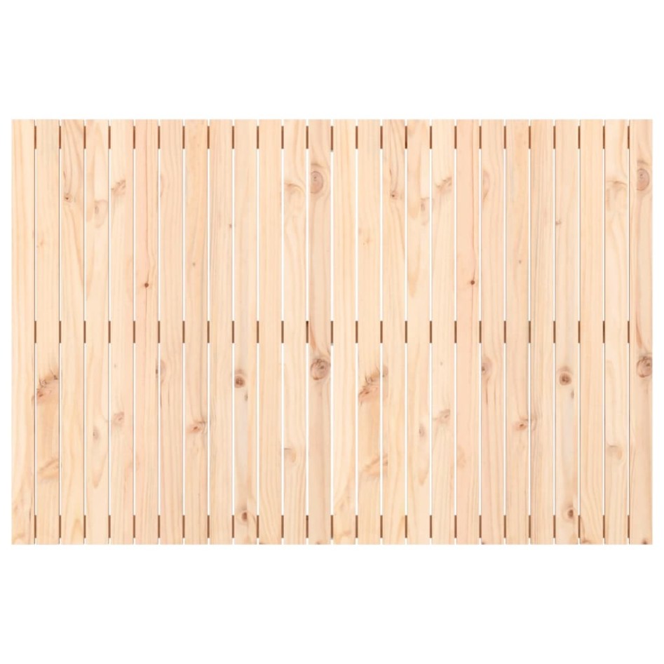 Cabecero de cama de pared madera maciza de pino 166x3x110