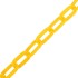Cadena de advertencia plástico amarillo 100 m Ø8
