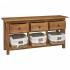 Aparador de madera maciza de caoba 100x30x50