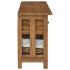 Aparador de madera maciza de caoba 100x30x50