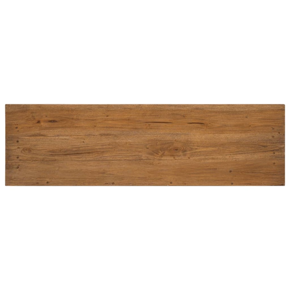 Aparador de madera maciza de caoba 100x30x50