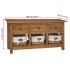 Aparador de madera maciza de caoba 100x30x50