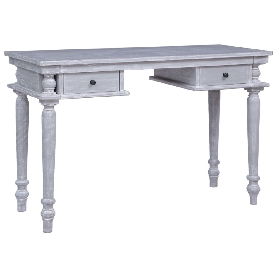 Escritorio de madera maciza de caoba 115x50x78