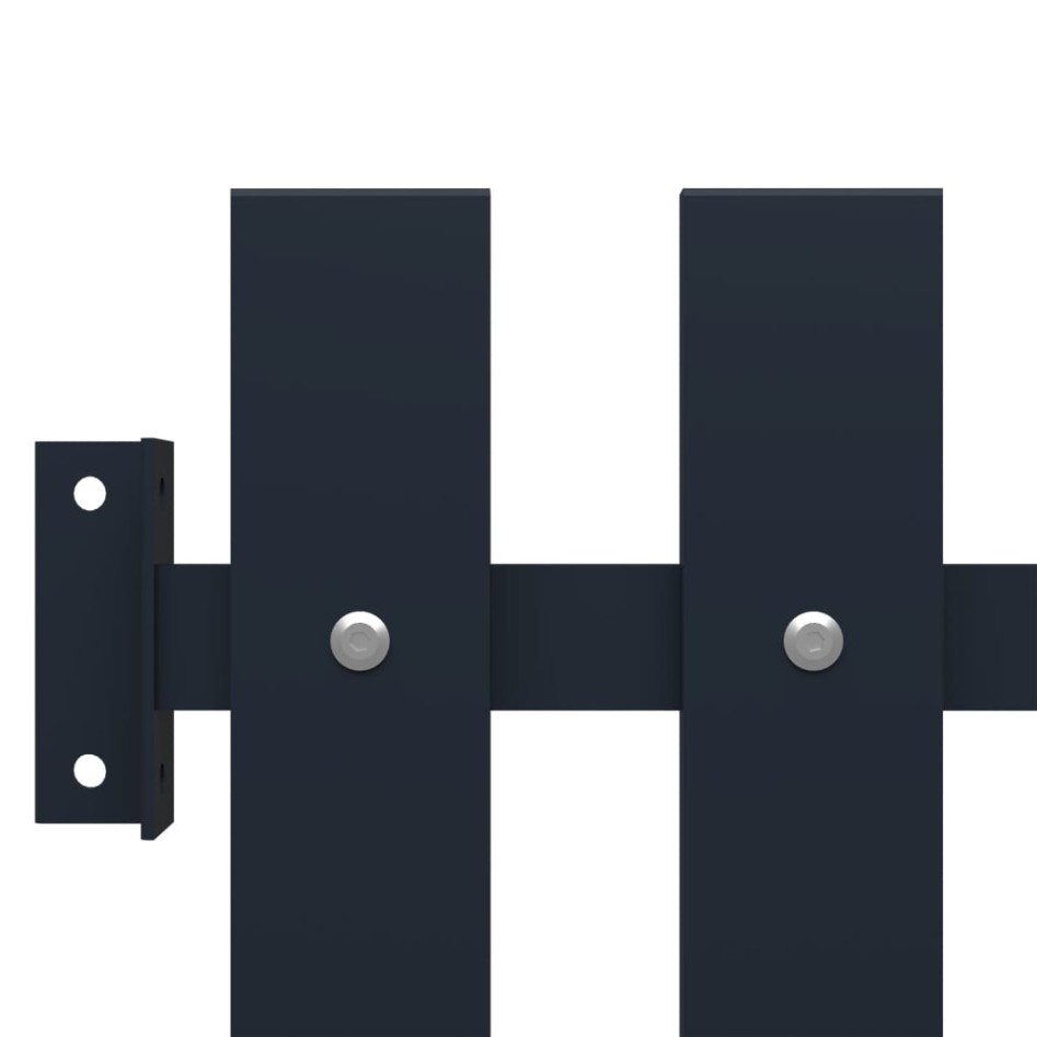 Panel de valla acero recubrimiento polvo antracita 170,5x170