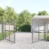 Puerta de malla de jardín acero galvanizado antracita