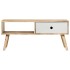 Mesa de centro de madera maciza de mango 90x50x40