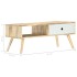 Mesa de centro de madera maciza de mango 90x50x40
