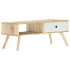 Mesa de centro de madera maciza de mango 90x50x40
